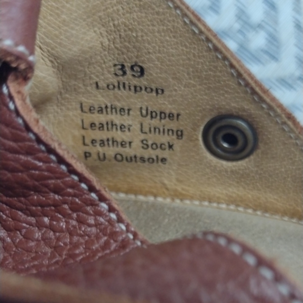 Spring Step Multicolor Leather Mules Size 39 (8.5) - Picture 9 of 9
